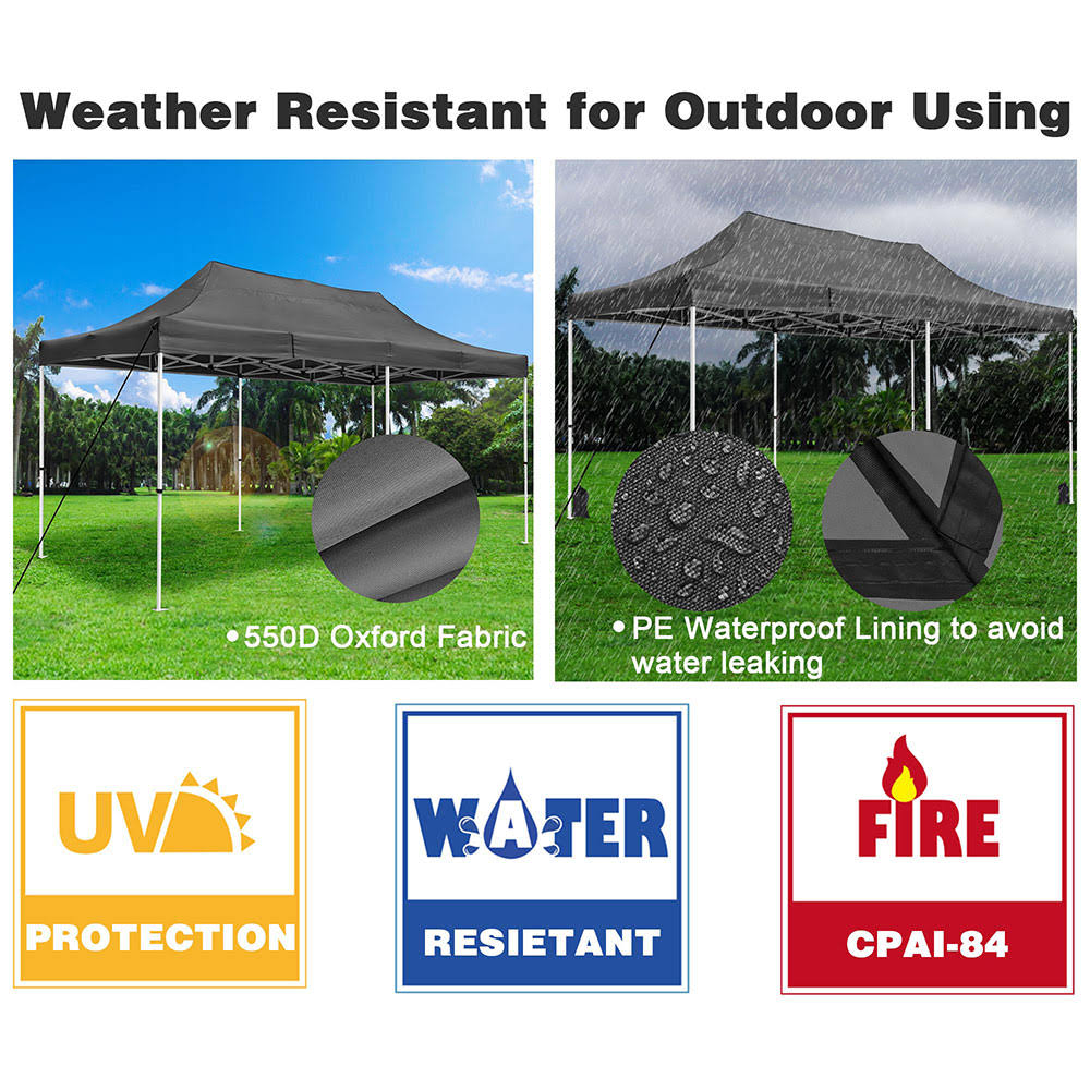 10x20 ft Pop Up Canopy Tent Z182732