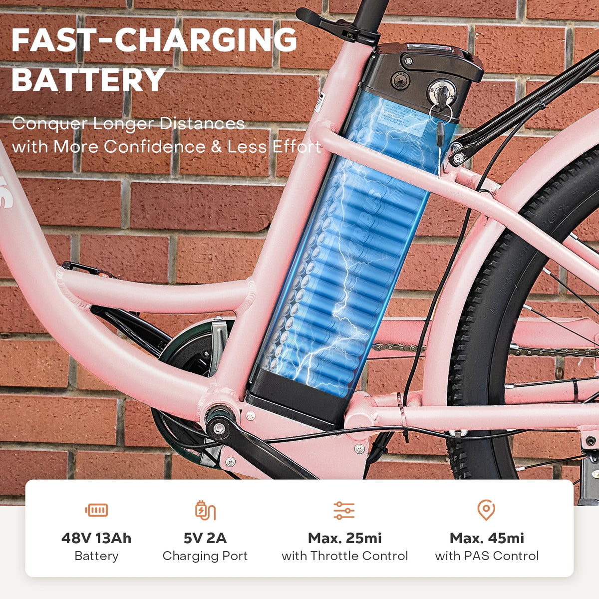 500W Electric Bike with 48V 13Ah Battery H20974