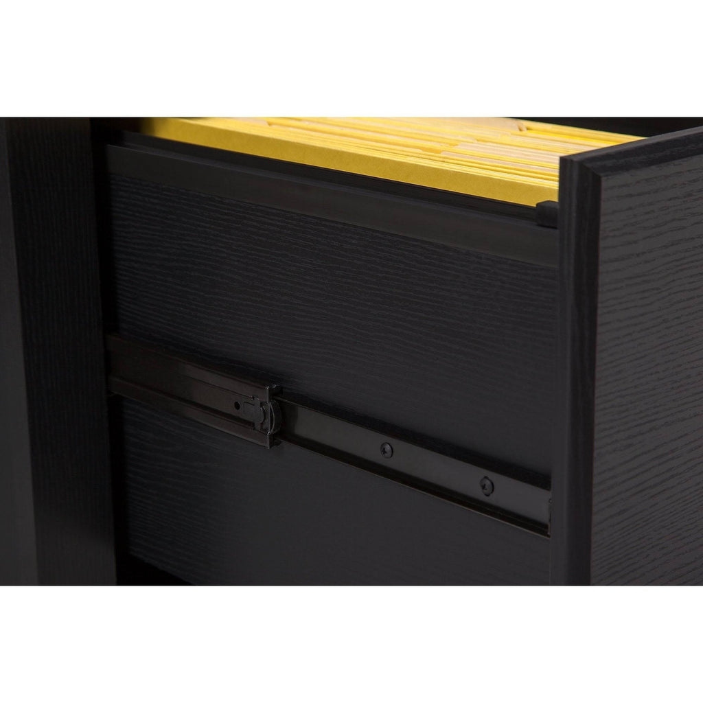 Black Lateral File Cabinet A362