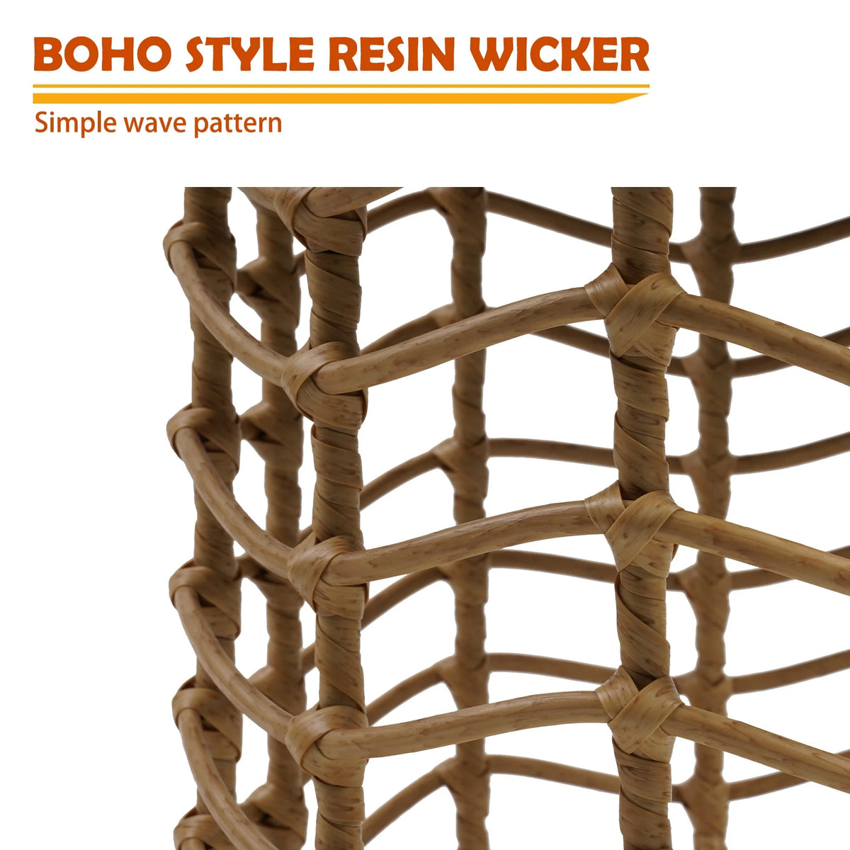 Set of 2 Weather-Resistant Wicker Nesting Tables T98322