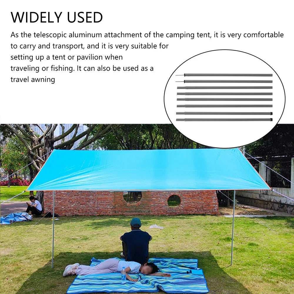Adjustable Universal Iron Tent Poles for Camping Canopy Q917