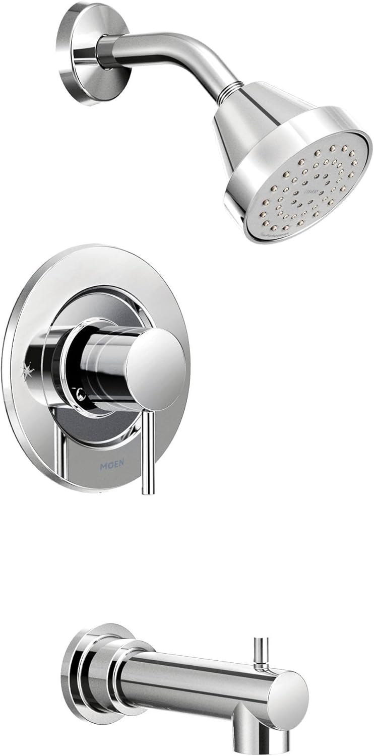 Brushed Nickel Tub and Shower Trim Kit S6613