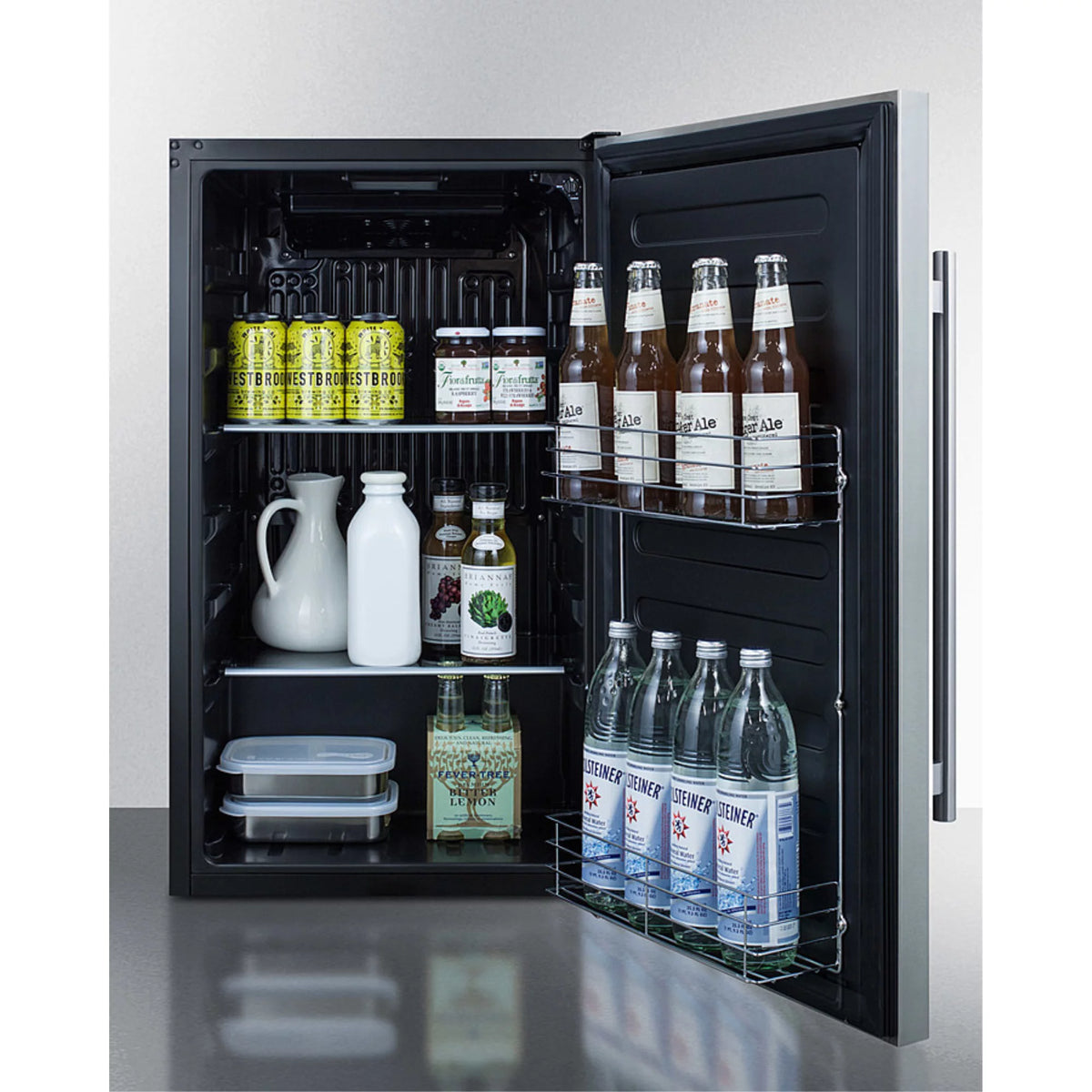 Black Built-In Undercounter All-Refrigerator P5897
