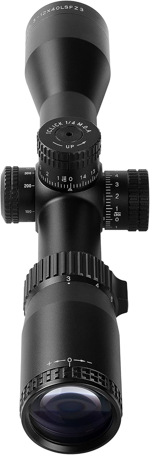 3-12x40 Side Focus Second Focal Plane 30mm Tube Rifle Scope V547374