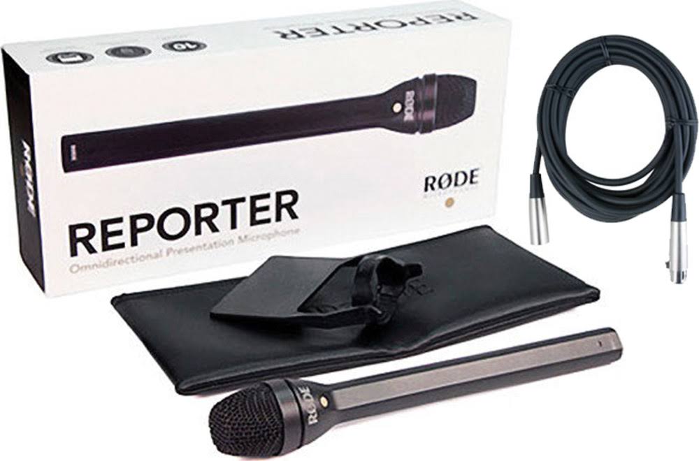 Omnidirectional Dynamic Interview Microphone with XLR Cable O6104