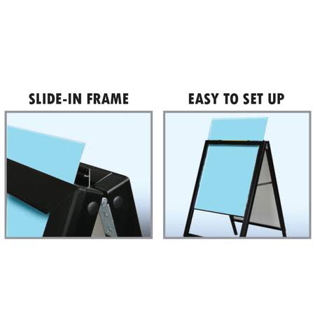 Black S Board Sign W157504