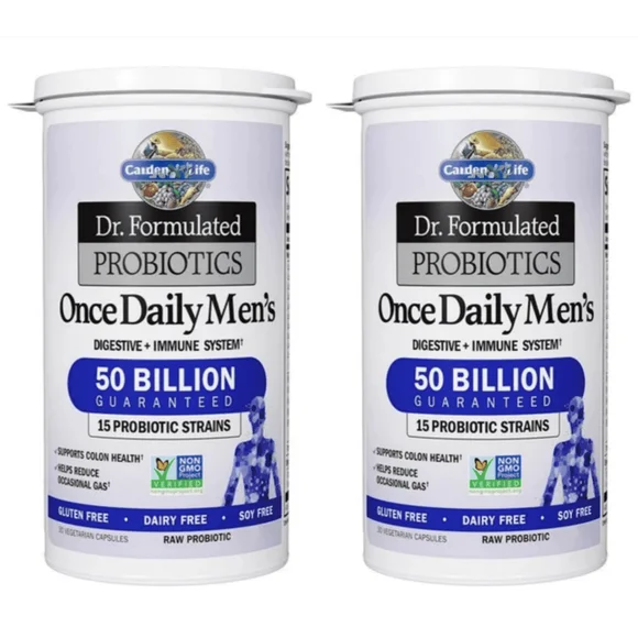 Probiotics for Men 50 Billion CFU 15 Probiotics 30count Pack of 20 V7366