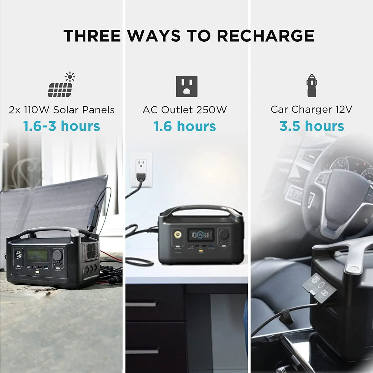 Portable Power Station 288Wh 600W AC Output P17213
