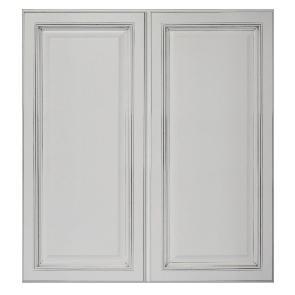 White Double Door Wall Cabinet A873670
