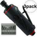 Onyx 1/4x22 Die Grinder with 8-Pc Rotary Burr Set 3-Pack N6271