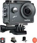 4K EIS Stabilization WiFi 20MP Waterproof Sports Camera Underwater DV Ultra HD 131ft Diving Remote Control External MIC 2x1050mAh Batteries S23058