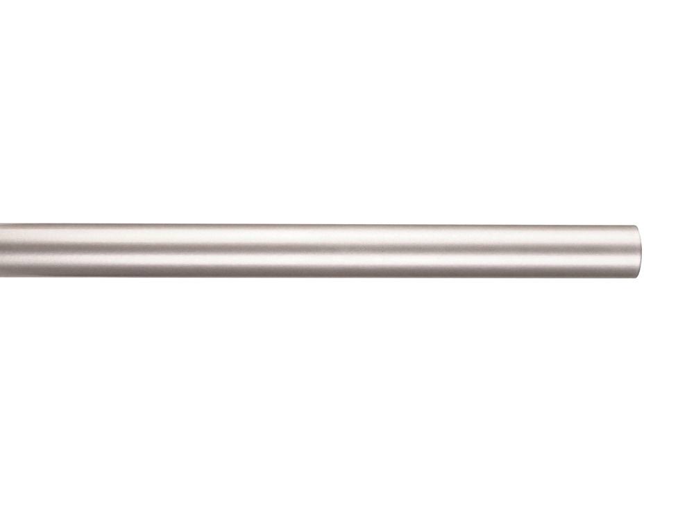 4ft Steel Round Track Satin Nickel B489