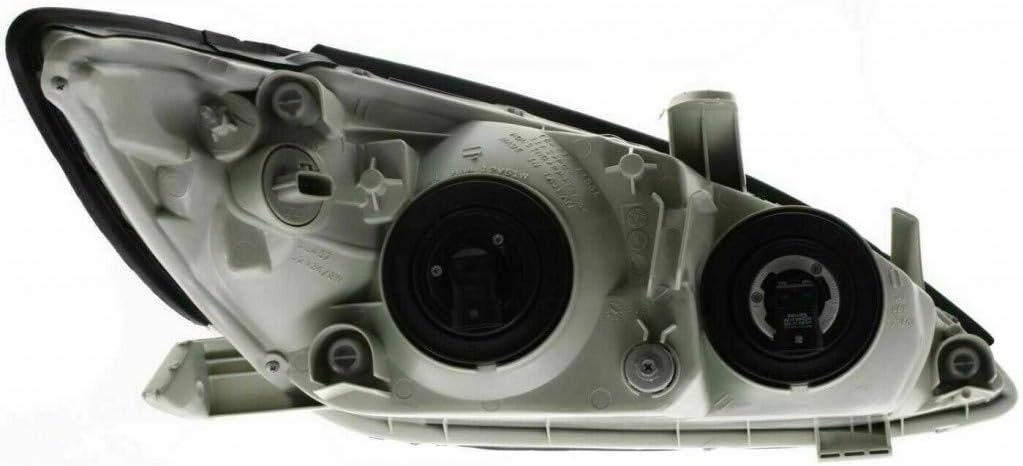 Driver Side Headlight for Toyota Camry 2002 2003 2004 LE/XLE Y706694