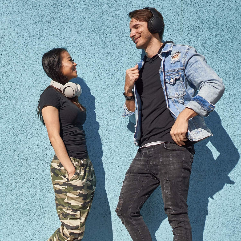 Sand Beige Wireless Bluetooth Noise Cancelling Headphones Pack of 2 K5087