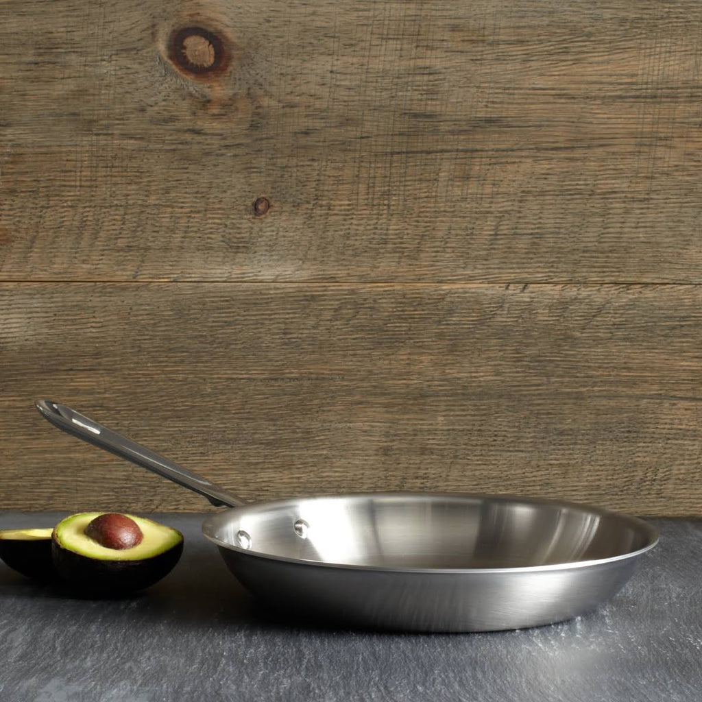 Brushed Stainless 10x22 Fry Pan T1479