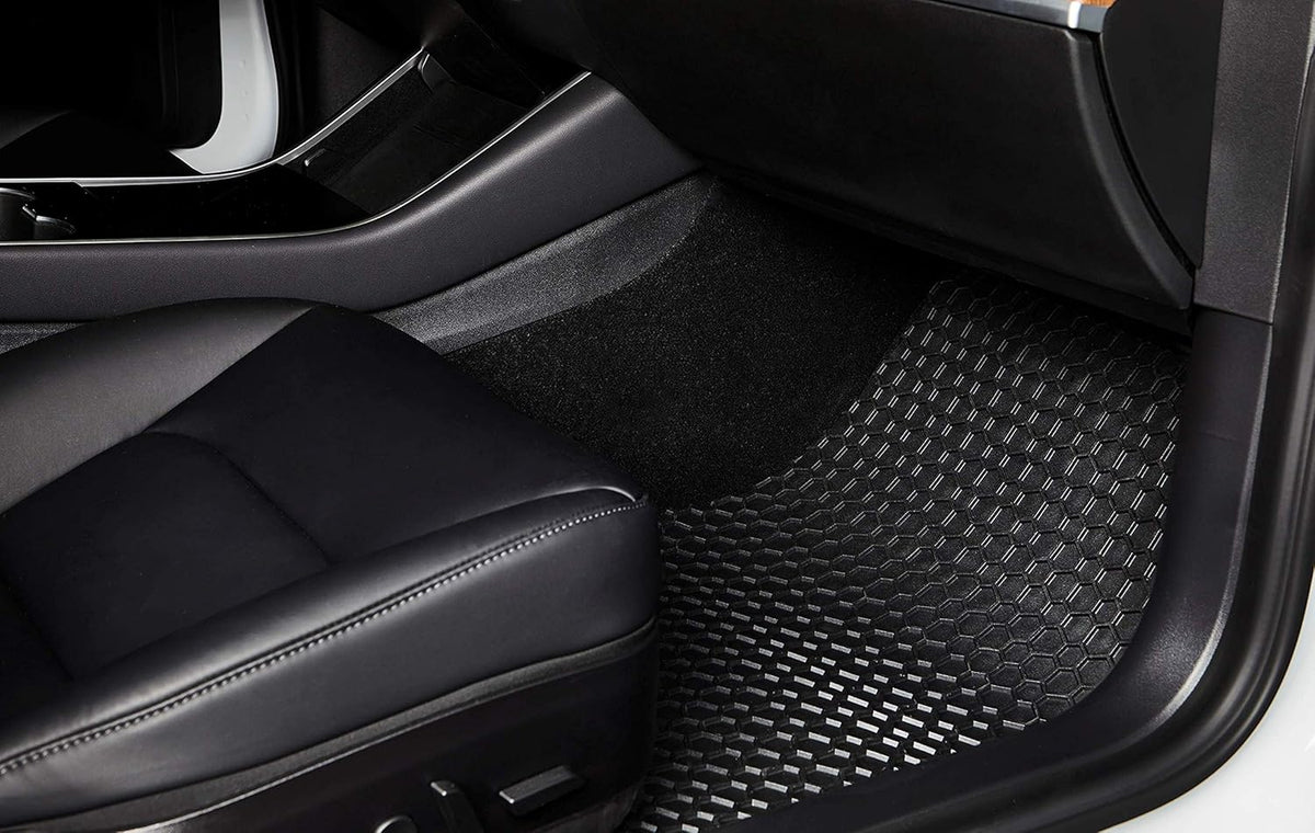 Black Rubber Cargo Mats R1965