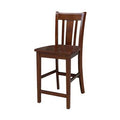 Solid Wood Bar Stool Espresso Counter Stool R336