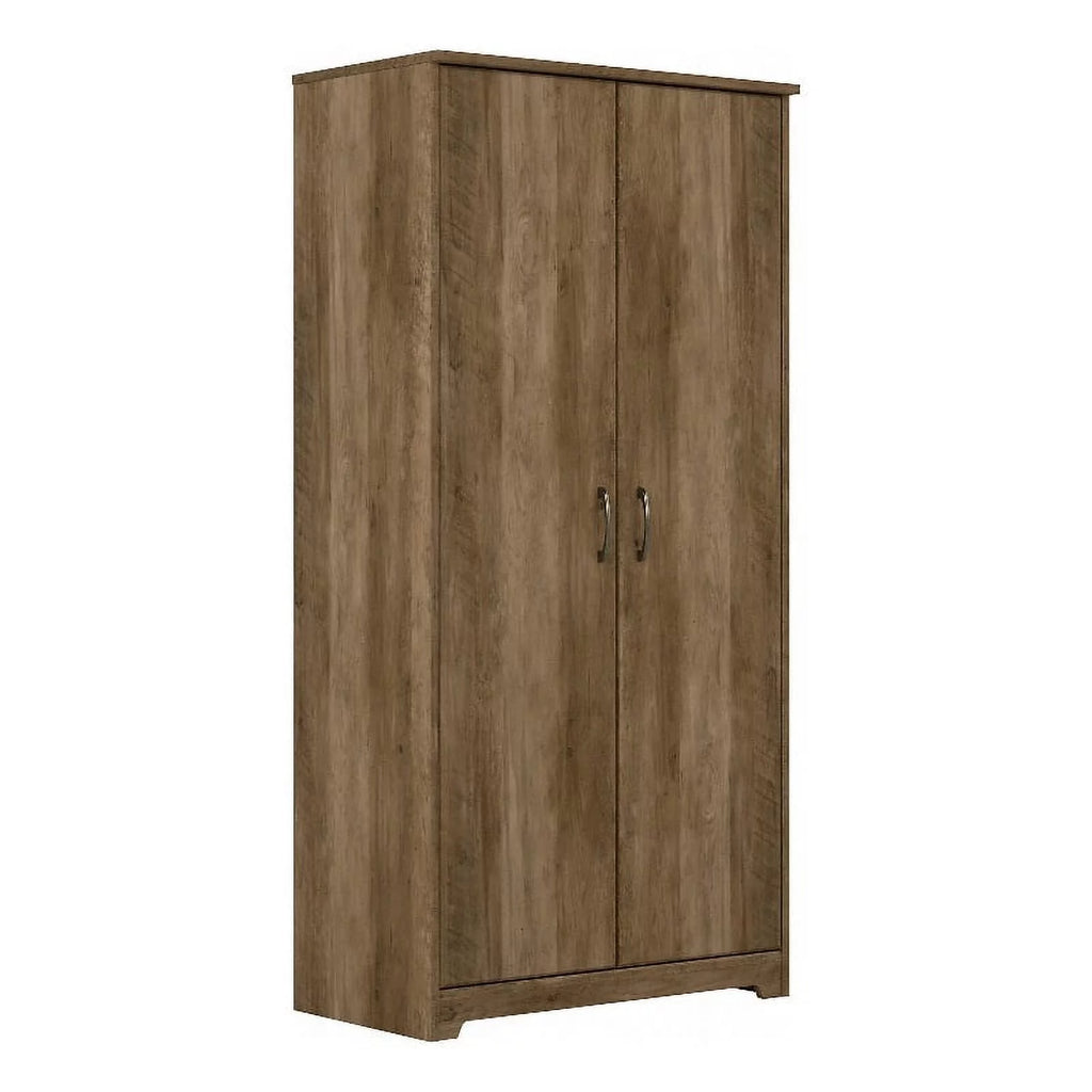 Tall Reclaimed Pine Engineered Wood Bathroom Cabinet J10366