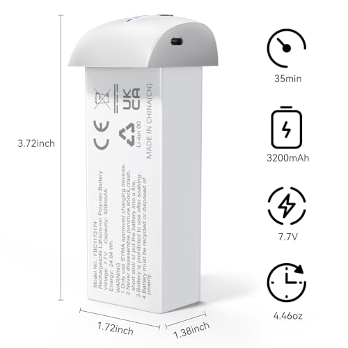 7.7V 3200mAh Rechargeable Lithium Battery with Type-C Cable C10052