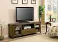 Light Walnut TV Console W5365