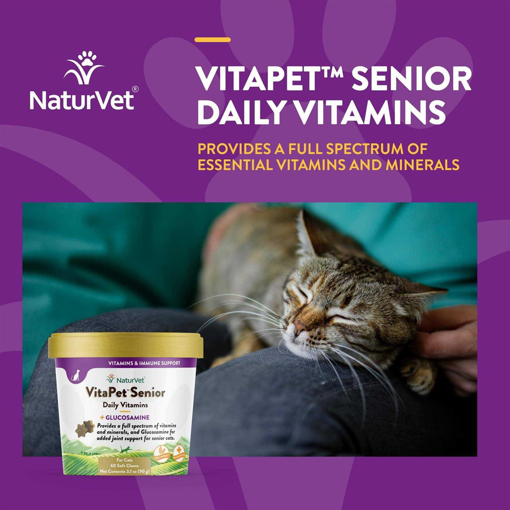 Senior Daily Vitamins Plus Glucosamine Cat Soft Chews C651