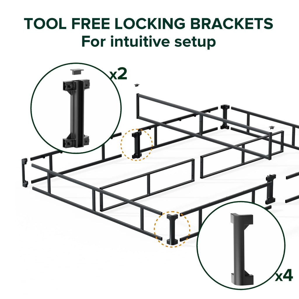 7 Inch Metal Box Spring, Twin S5722