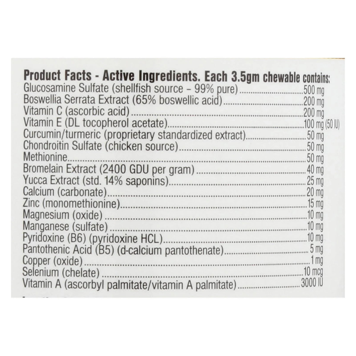 Joint Rescue 90 Chewables U118
