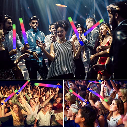 20 Pack LED Light Up Foam Glow Sticks W696