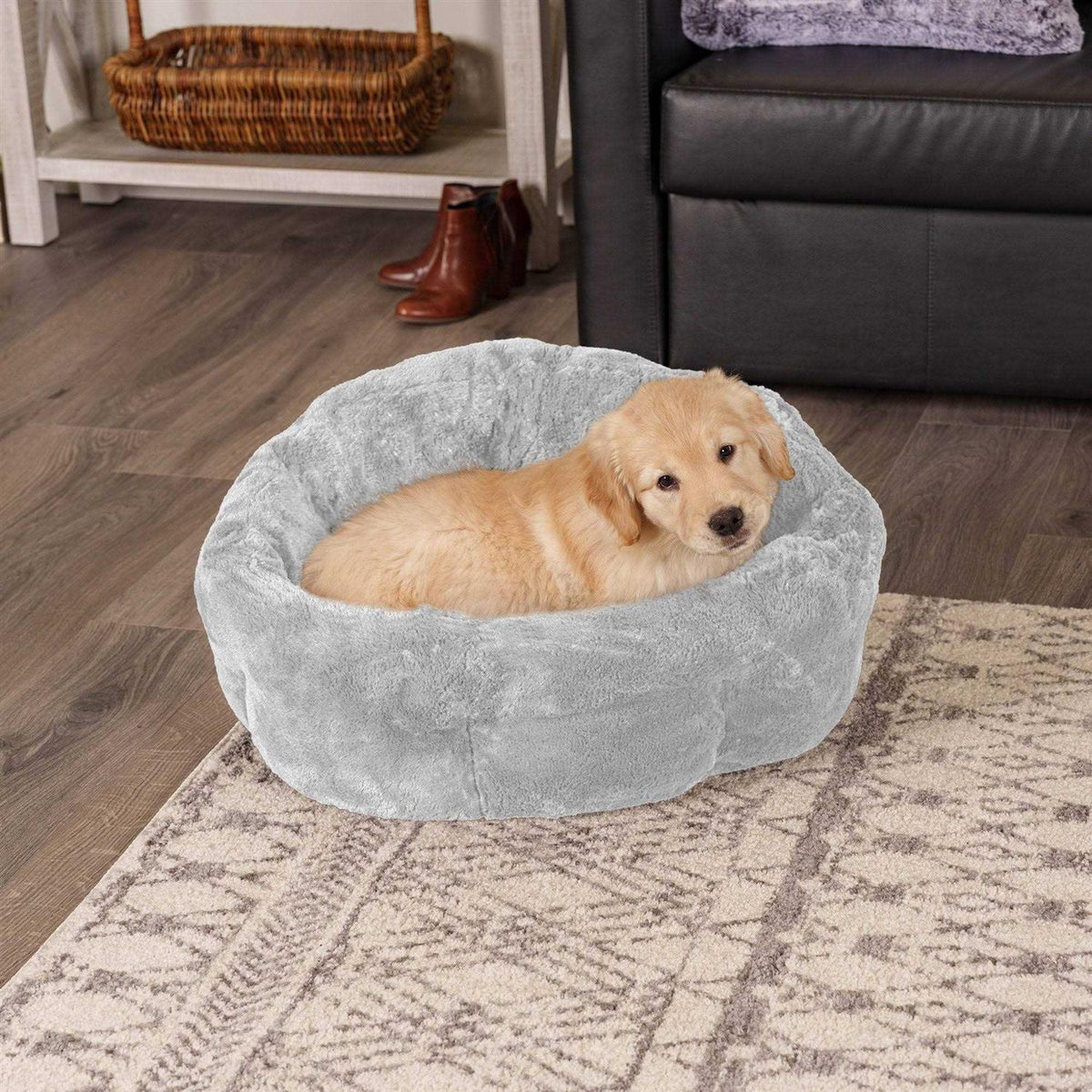 Luxury Fur Warming Cuddler Bed S5192