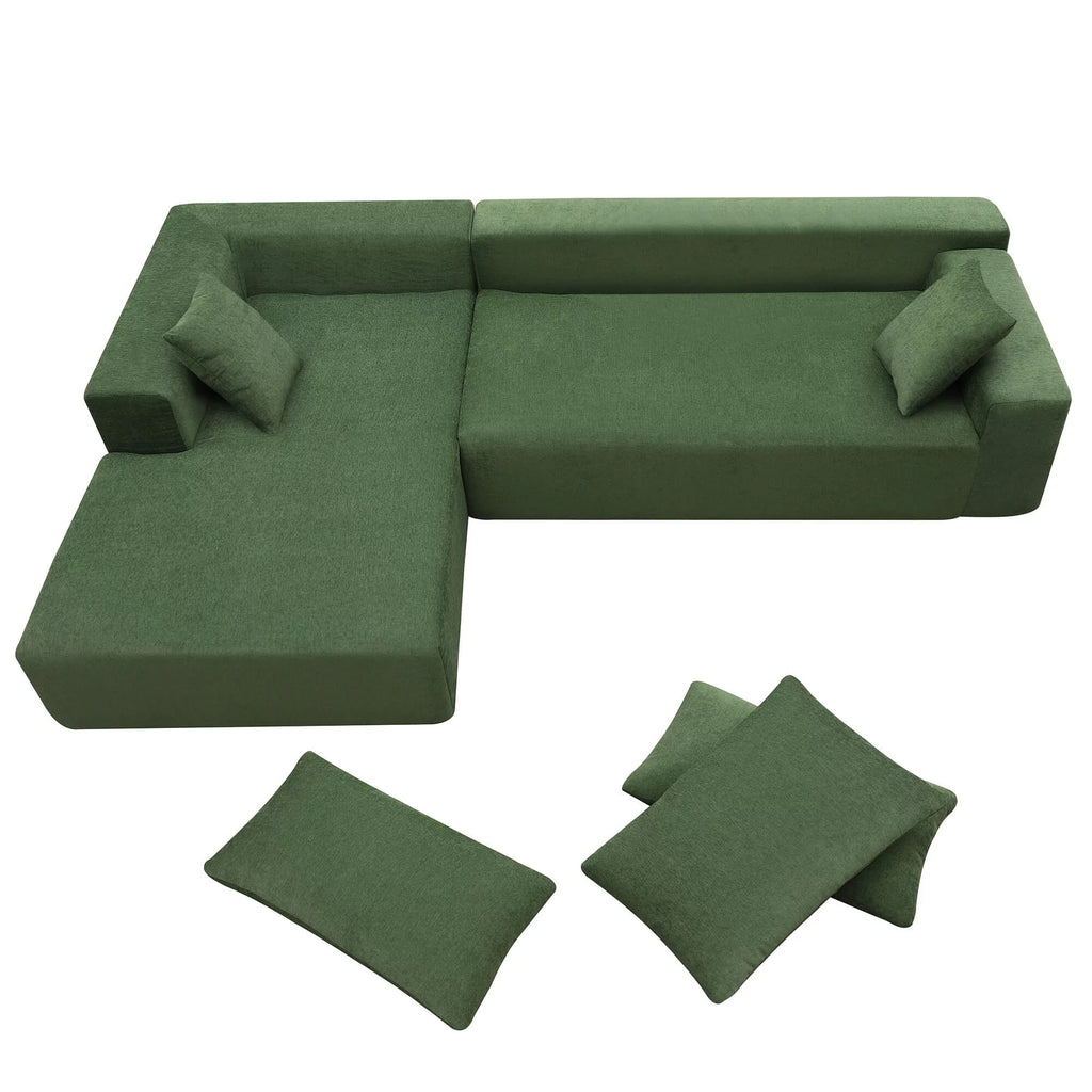 L-Shape 3 Seat Sectional Couch M4060