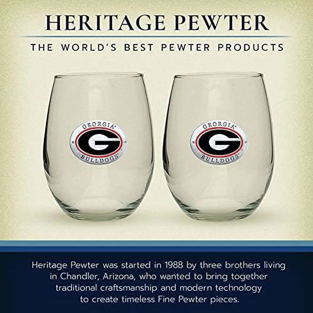 Stemless Glass Goblets Set Of 2 I8811