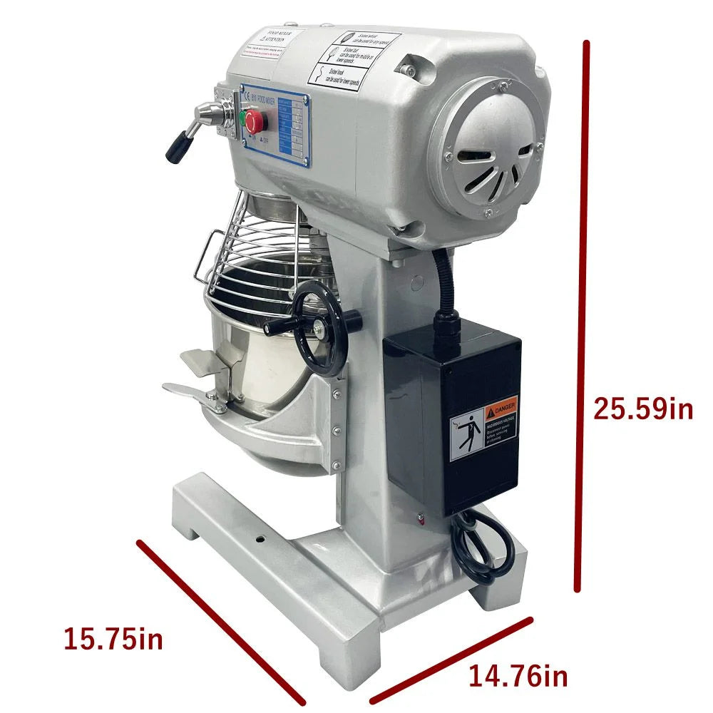Commercial Dough Mixer 11Qt 3 Speed Stainless Steel X970