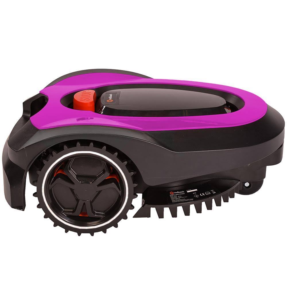 28V Robot Lawn Mower with Install Kit and 2.0Ah Battery D1079