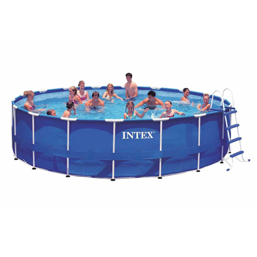 18ft x 48in Metal Frame Swimming Pool Set with Pump & Filter K950