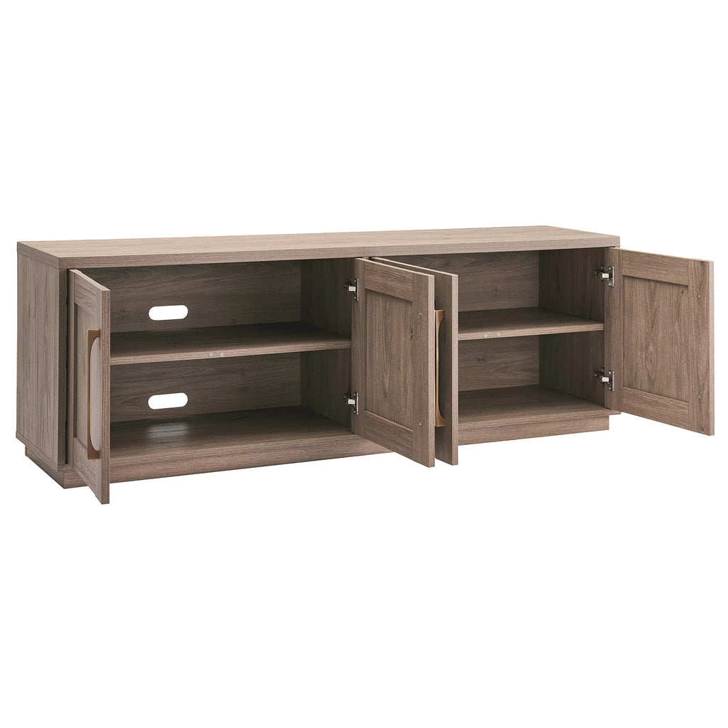 White Rectangular TV Stand W316