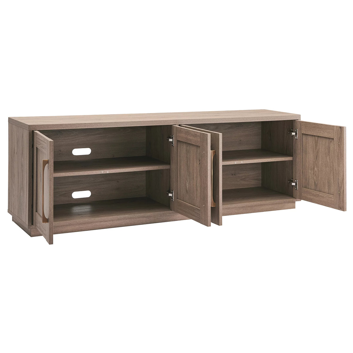 White Rectangular TV Stand W316