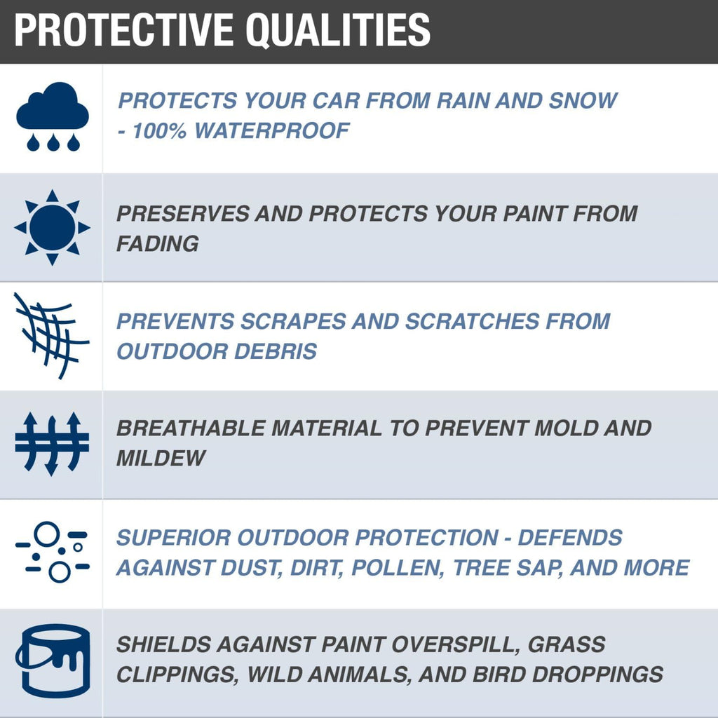 Tan Waterproof Dustproof UV Treated Car Cover G8101
