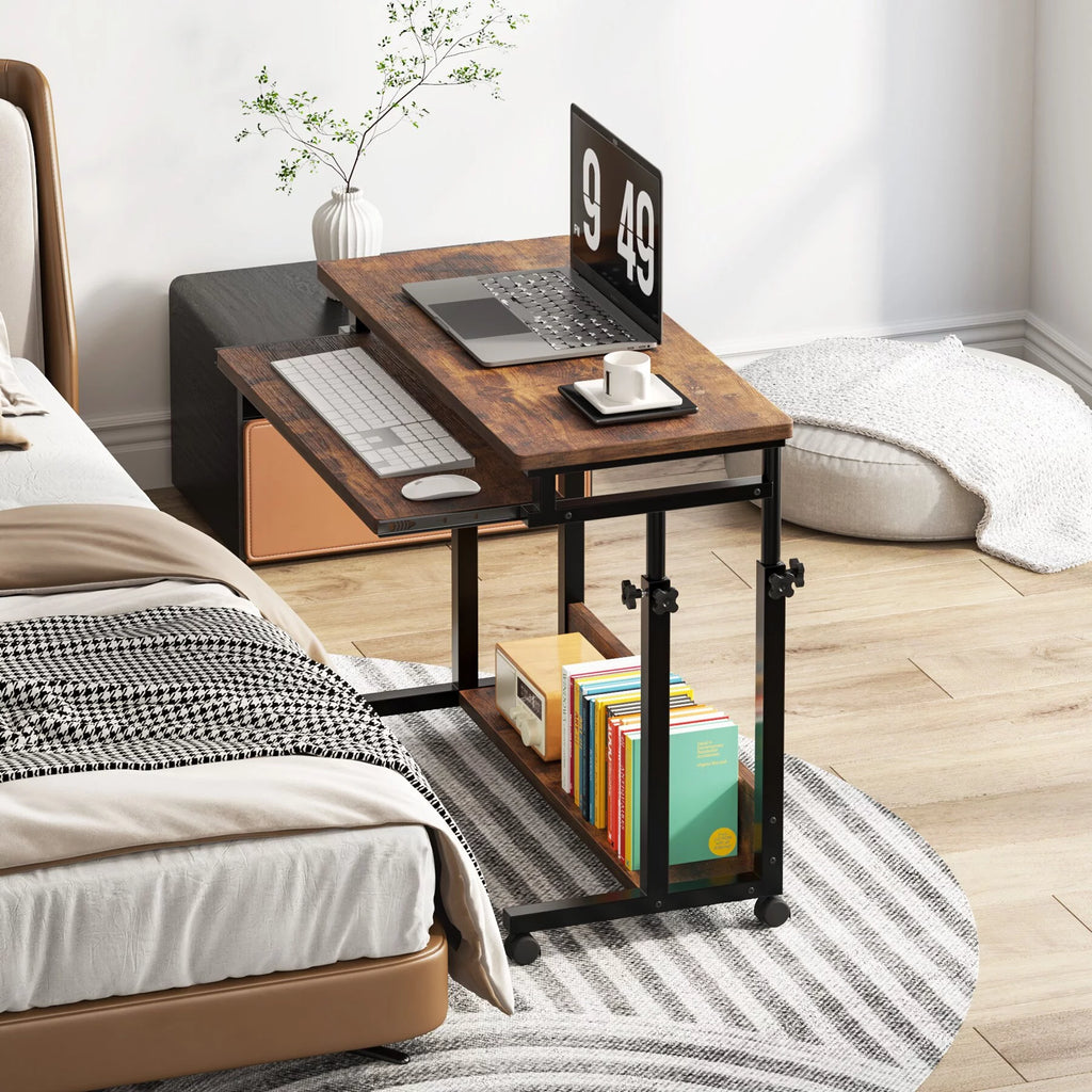 Portable Black Adjustable C Table O8020