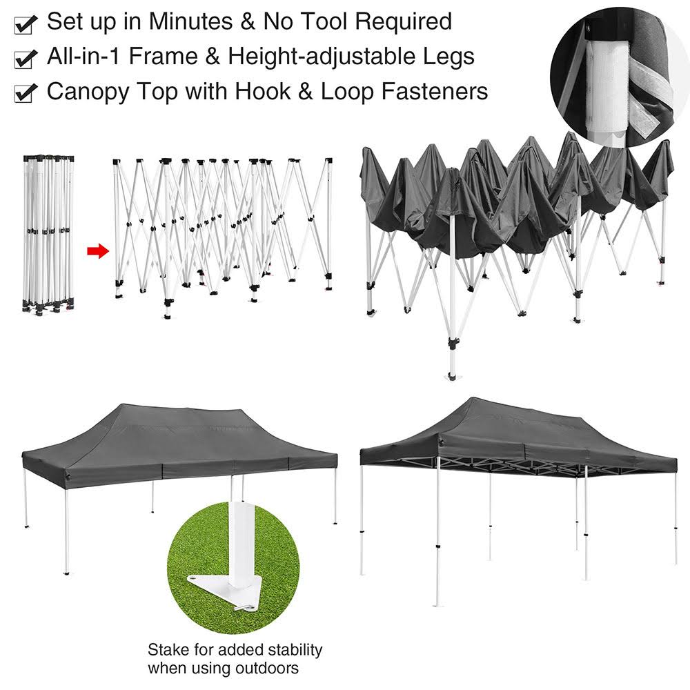 10x20 ft Pop Up Canopy Tent Z182732