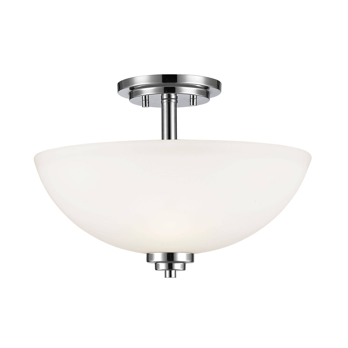 Chrome 3 Light Semi Flush Mount H84887