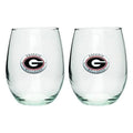 Stemless Glass Goblets Set Of 2 I8811