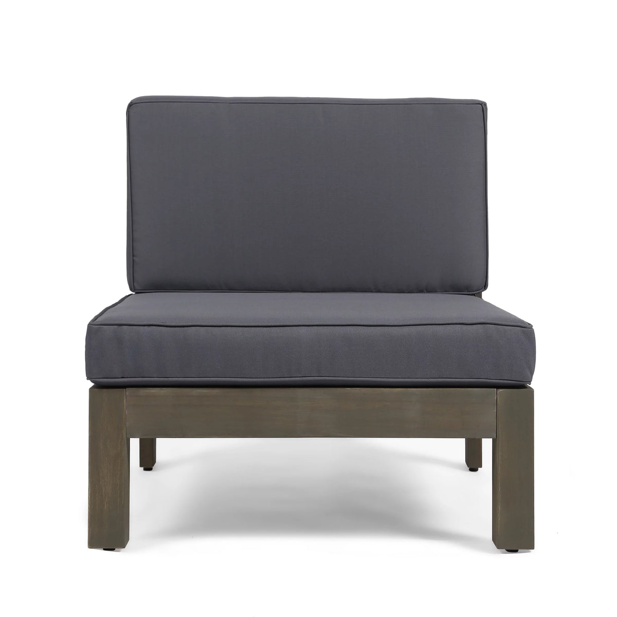 Acacia Wood 8 Seater Sectional Sofa Chat Set with Cushions B983