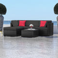 5-Piece Wicker Outdoor Patio Furniture Set K707