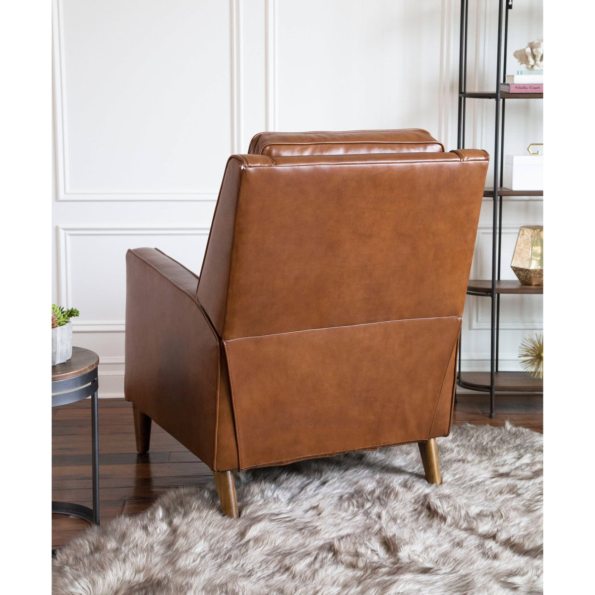 Top Grain Leather Pushback Recliner R17235