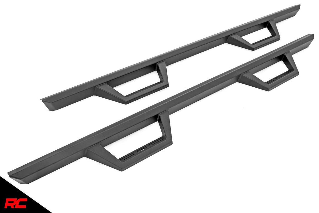 Black Drop Side Step Bars Y341