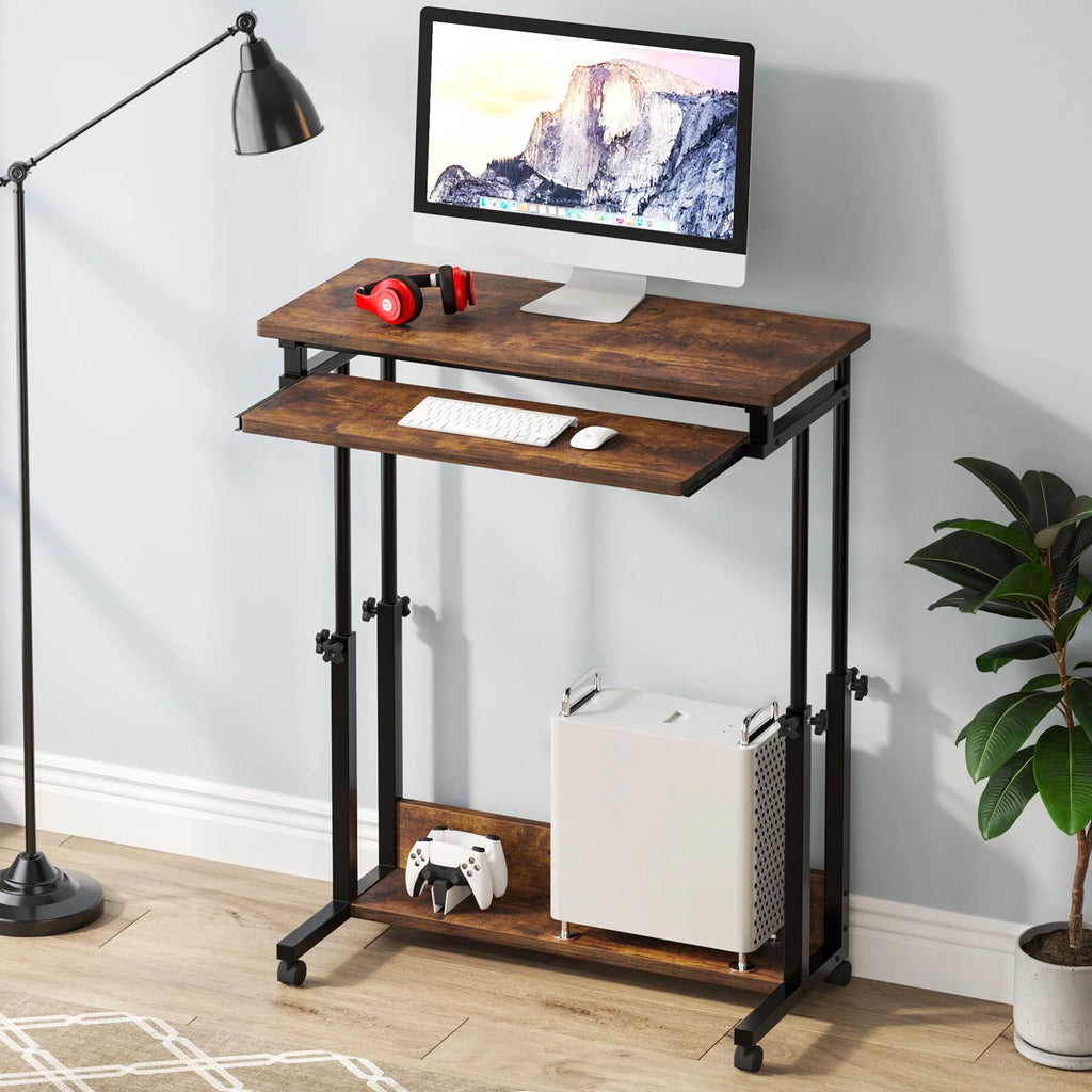 Portable Black Adjustable C Table O8020
