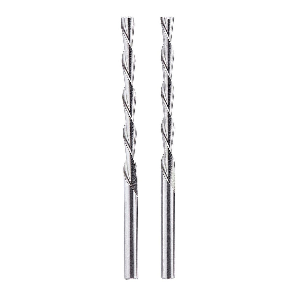 1/8 in. M2 High-Speed Steel Spiral Cut-Out Bits, 2-Pack G937927