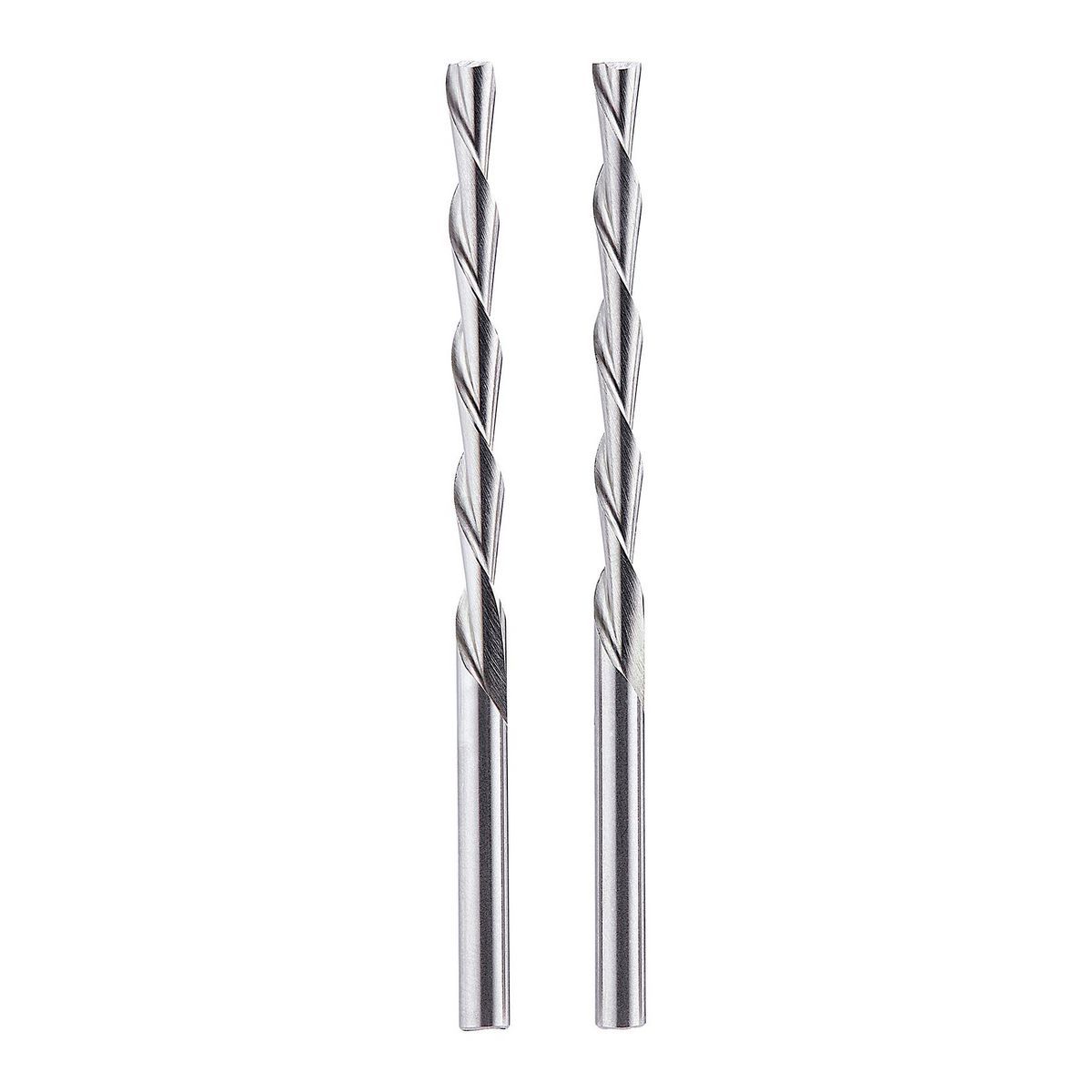 1/8 in. M2 High-Speed Steel Spiral Cut-Out Bits, 2-Pack G937927