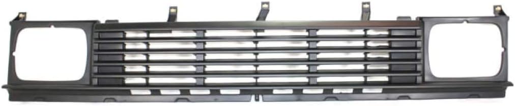 Painted Dark Argent Plastic Grille Assembly for Nissan D21 1986 1987 2WD T5991