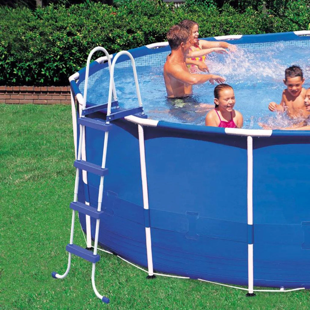 18ft x 48in Metal Frame Swimming Pool Set with Pump & Filter K950